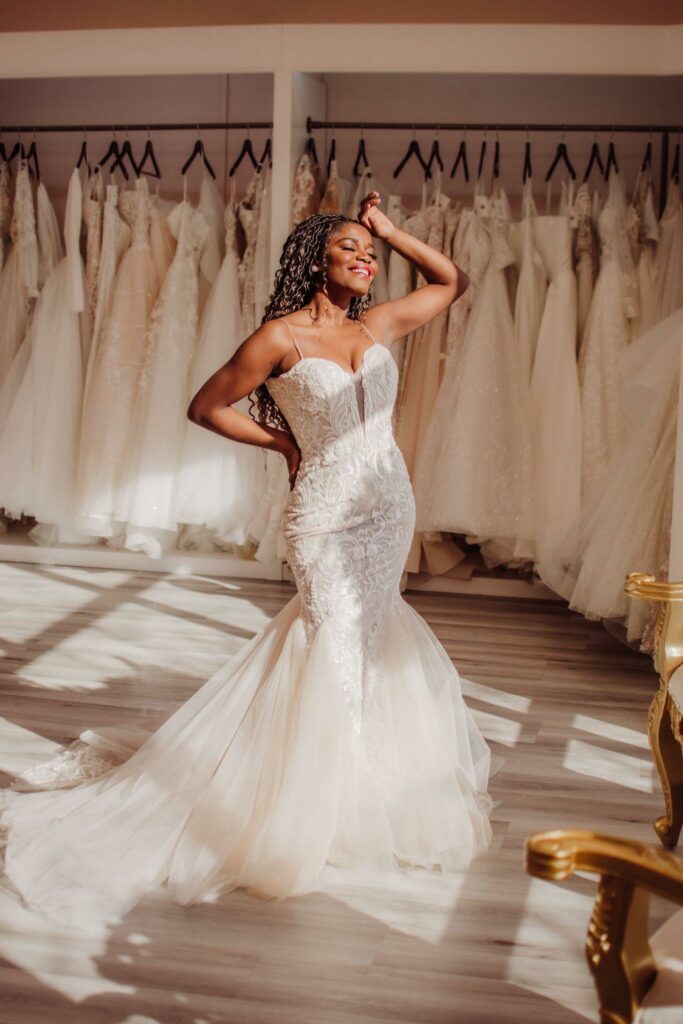 Elizabeth Lee Savannah wedding gown