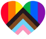 245 heart progess flag