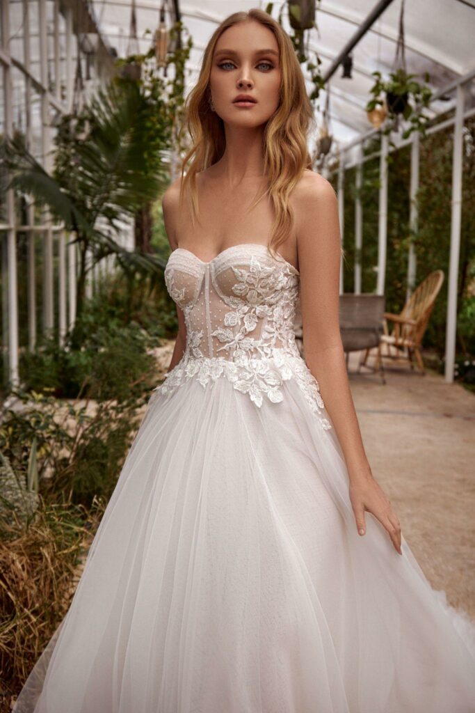 Clare corset wedding gown Julie Vino
