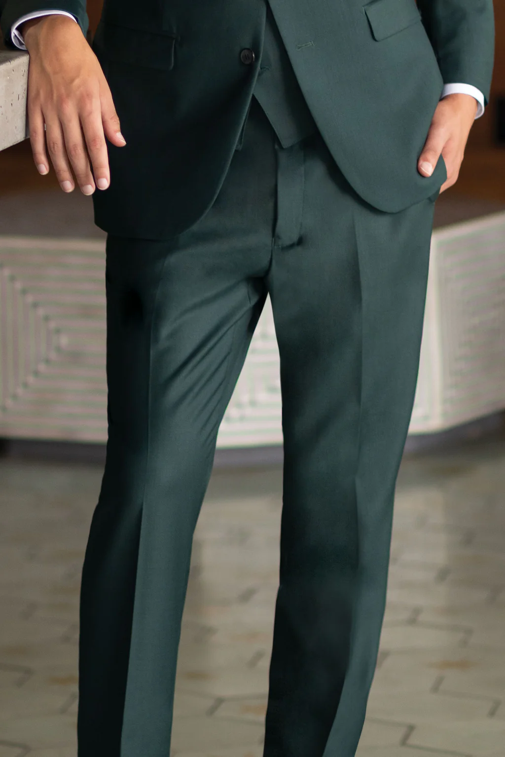 Jim's Formal Wear Green suit